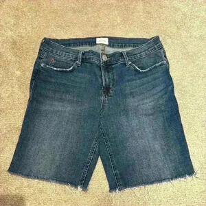 HUDSON Size 28 VICEROY MIDRISE KNEE BERMUDA STRETCH SHORTS VISALIA BLUE